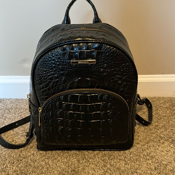 Brahmin Bags Brahmin Croc Backpack Poshmark